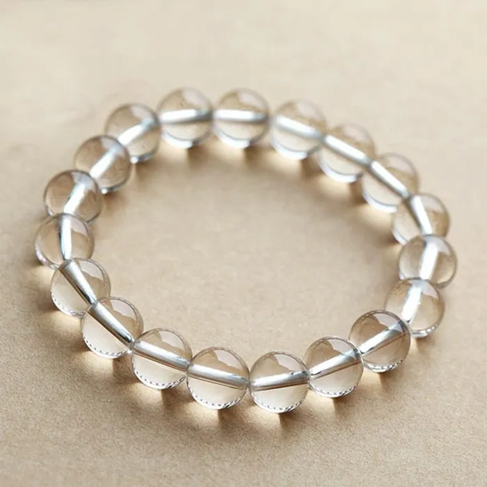 

[Double A/Clean Body] Natural White Crystal Bracelet Single Ring Natural White Crystal Bracelet