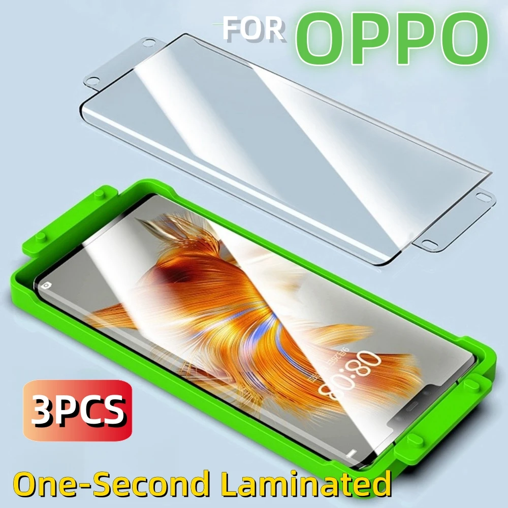 

3 шт. для OPPO Find X8 X7 X6 Ultra X5 X3 X2 Reno 12 11 10 9 6 5 4 3 Pro Plus Защитная пленка для экрана, не закаленное стекло