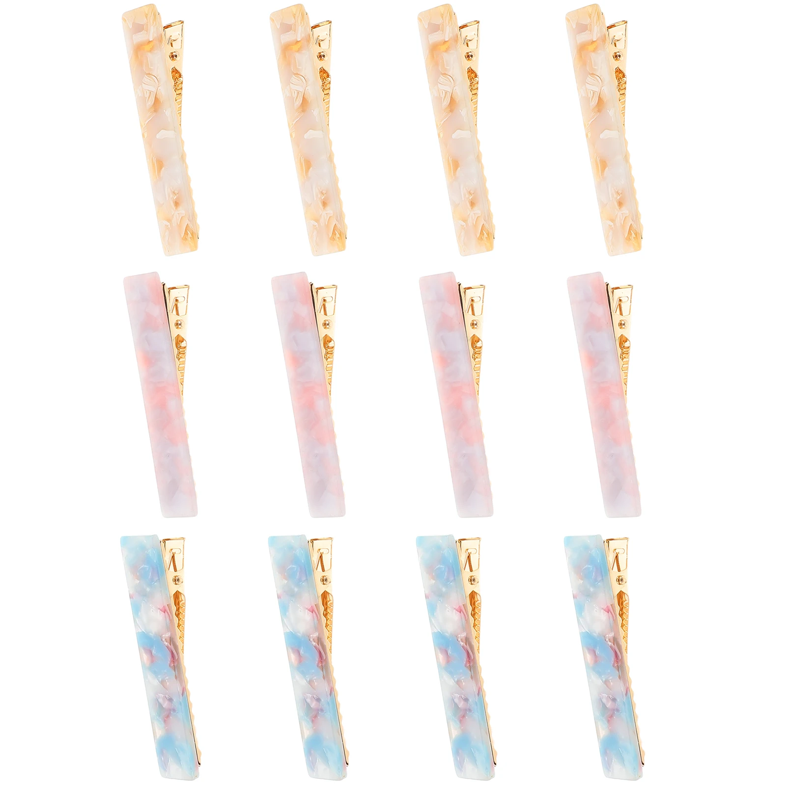 

12 Pcs Decors Hair Clips Cute Barrettes Decorative for Women Bangs Decorate Women's