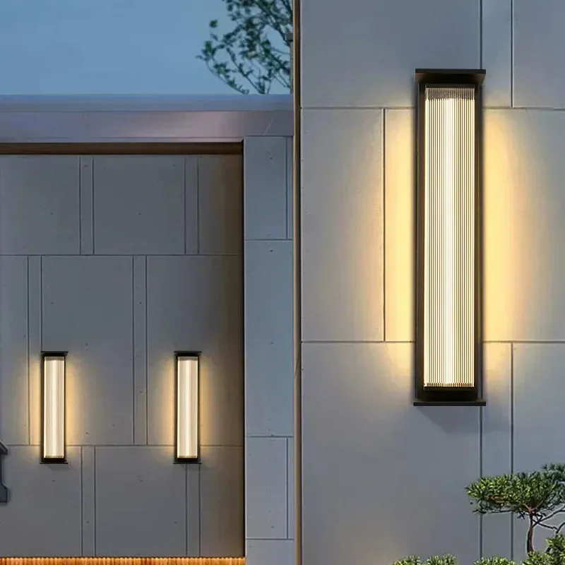 Outdoor Waterproof Wall Lamp Modern IP65 LED wall Light Courtyard Sconces For Hotel External wall Decor Light Fixture