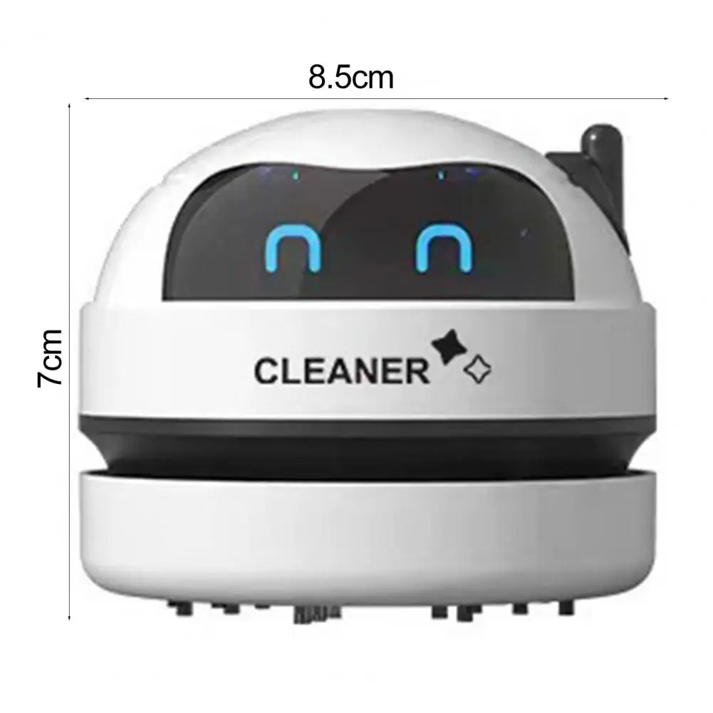 Mini Vacuum Cleaner Desk Table Dust Vacuum USB Table Sweeper Desktop With Clean Brush For Home Office School Pencil Crumbs