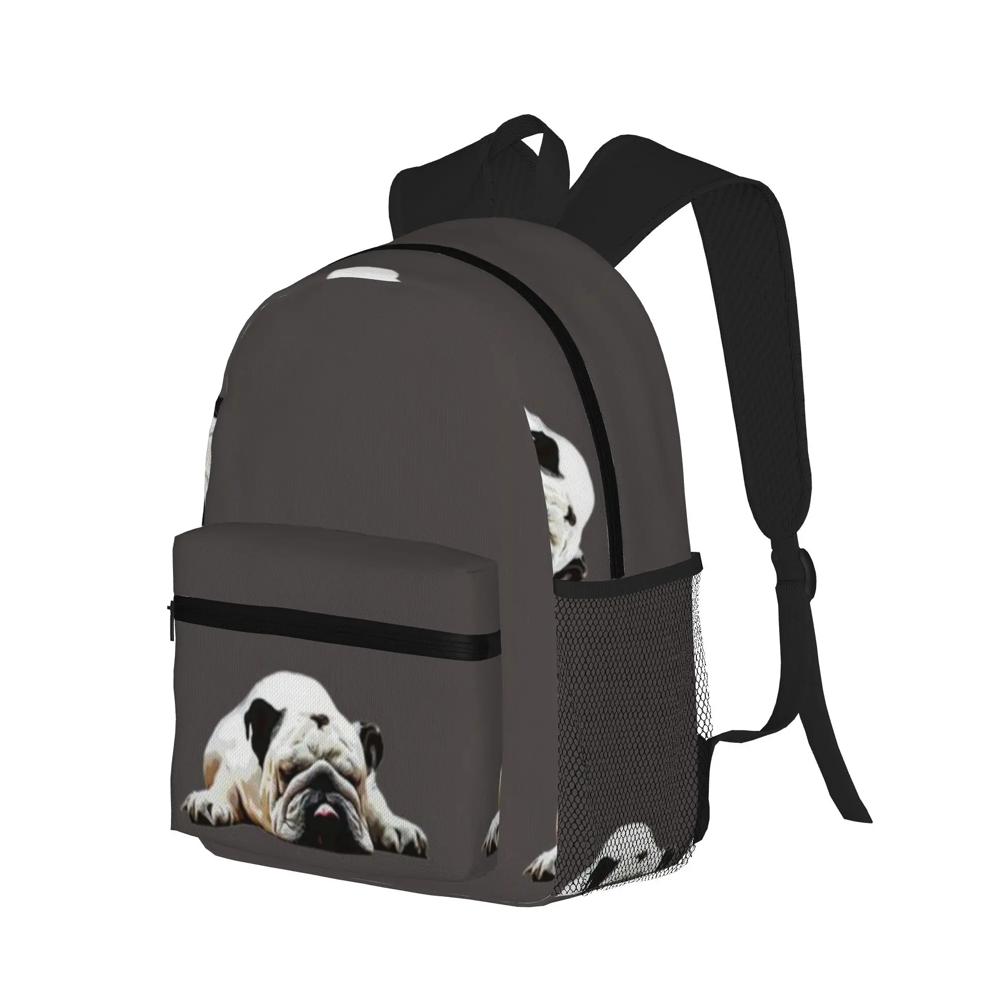 Bulldog - Funny English Bulldog  Casual Backpack for Students and Adults Backpacks