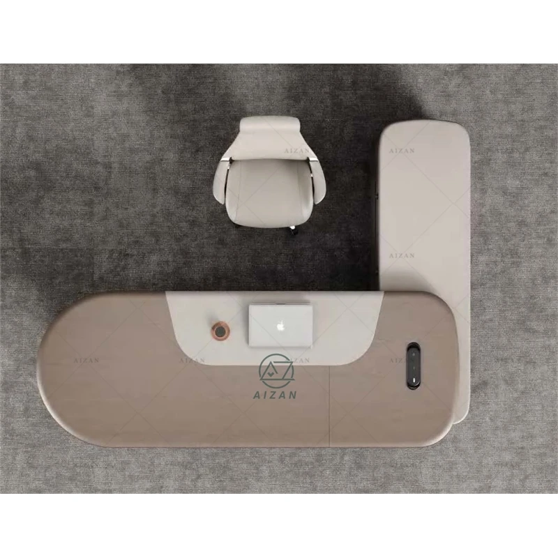 Custom.Executive Luxury Modern Ceo Tables أثاث المكاتب الخشبية مكتب عمل كبير مكتب مدير تنفيذي #6