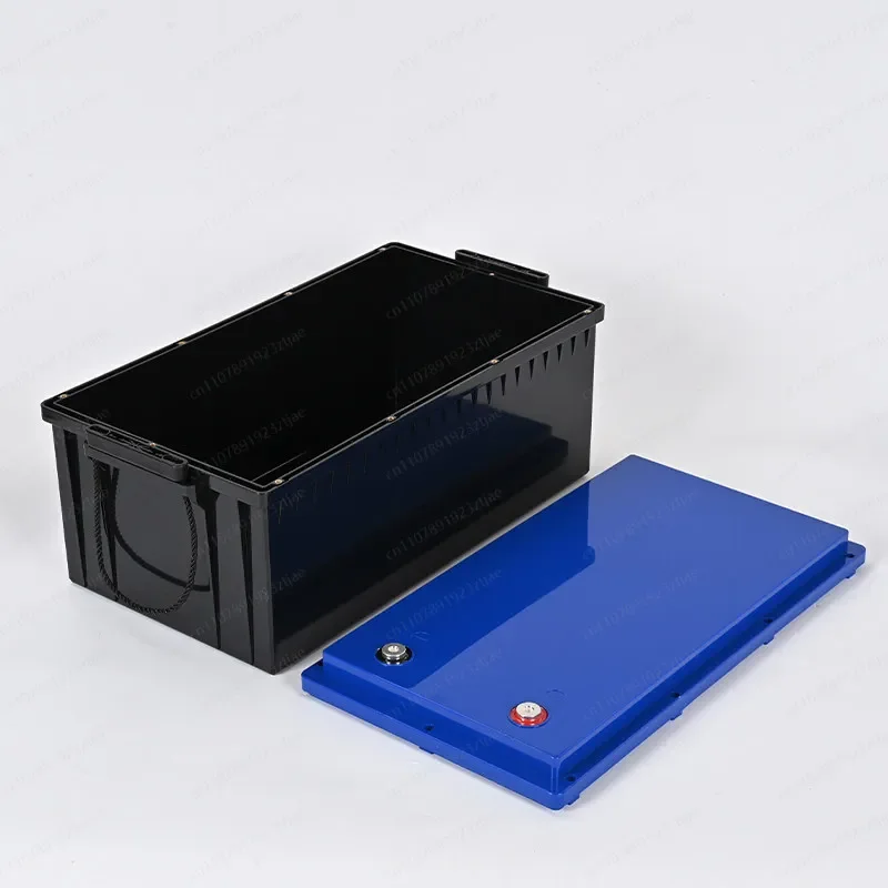 

12V 250Ah LiFePO4 Battery Box Case, Screw Terminal Waterproof Enclosure for Truck Parking & Off Grid Solar Storage