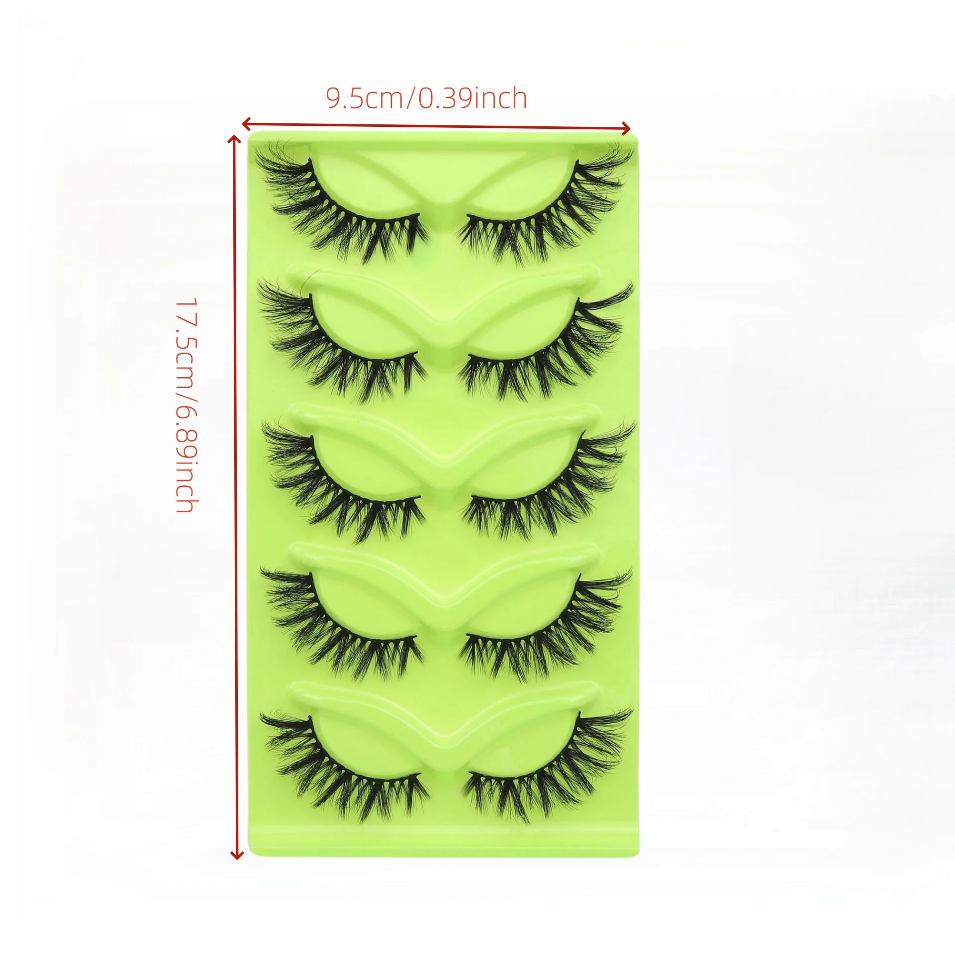 5 أزواج من الرموش الصناعية على شكل عين القطة، رموش ثعلب ثلاثية الأبعاد لتطويل ذيل عين القطة، مكياج عيون خرافي عصري، يعزز مظهرك #2