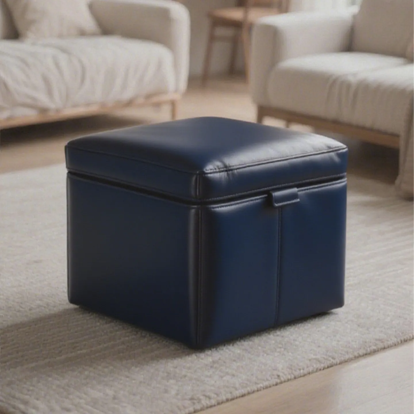 Relaxing Individual Foot Stool Office Upholstered Entrance Foot Stool Minimlist Taburete Almacenamiento Balcony Furniture ﻿