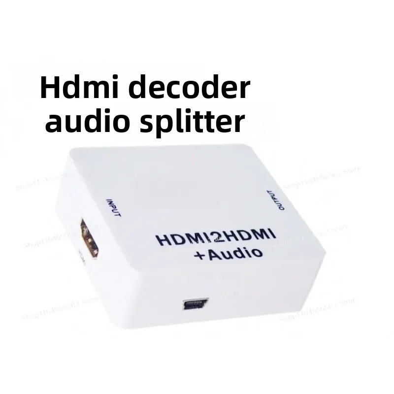 HDMI To HDMI 3.5 Audio Splitter HDMI Decoder, Release HDCP Protocol, Separate Audio
