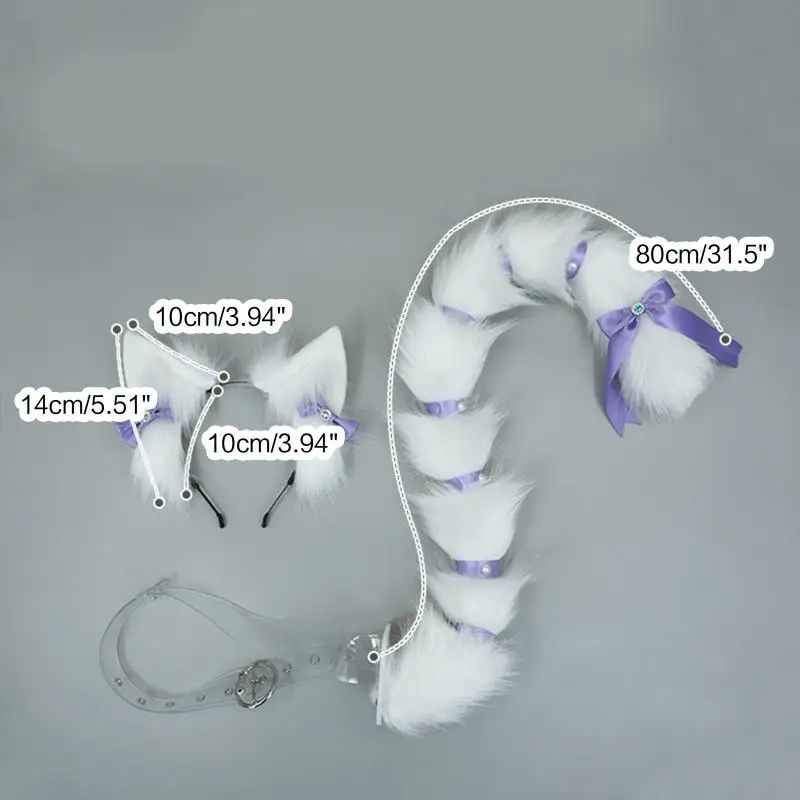 เครื่องแต่งกายสุนัขจิ้งจอกที่ยืดหยุ่นได้ 49MF สำหรับชุดอนิเมะคอสเพลย์ชุดคอสเพลย์ชุดฮัลโลวีนคริสต์มาสปาร์ตี้ฮัลโลวีนยาว