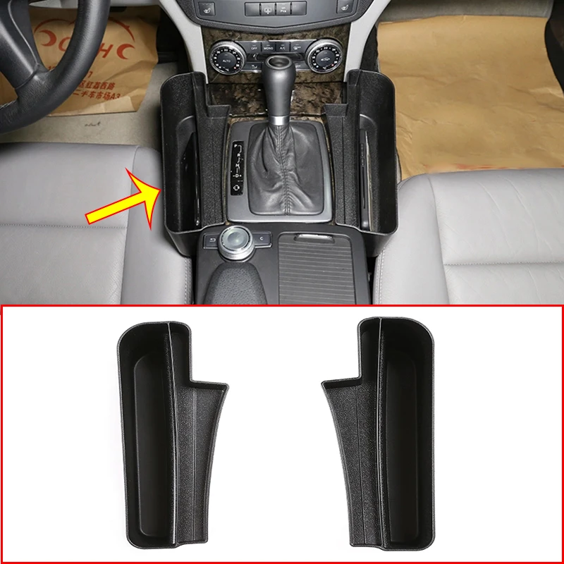 

Car Central Console Side Storage Box Phone Holder Box For Mercedes Benz C Class W204 2008-2014 Stowing Tidy Tray Accessories