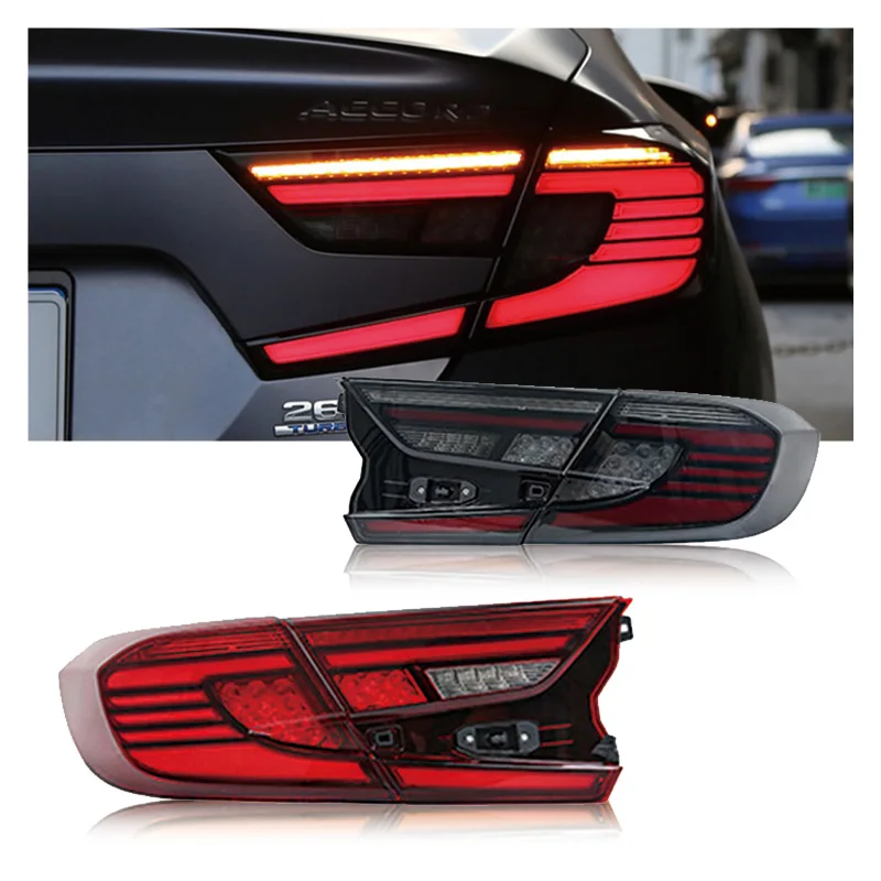 

Zhengwo Manufacturer Led Rear Lamp For 10th Gen Accord Back Lamp Accessory Sequential Turn Signal Rear Light Custom Replacement
