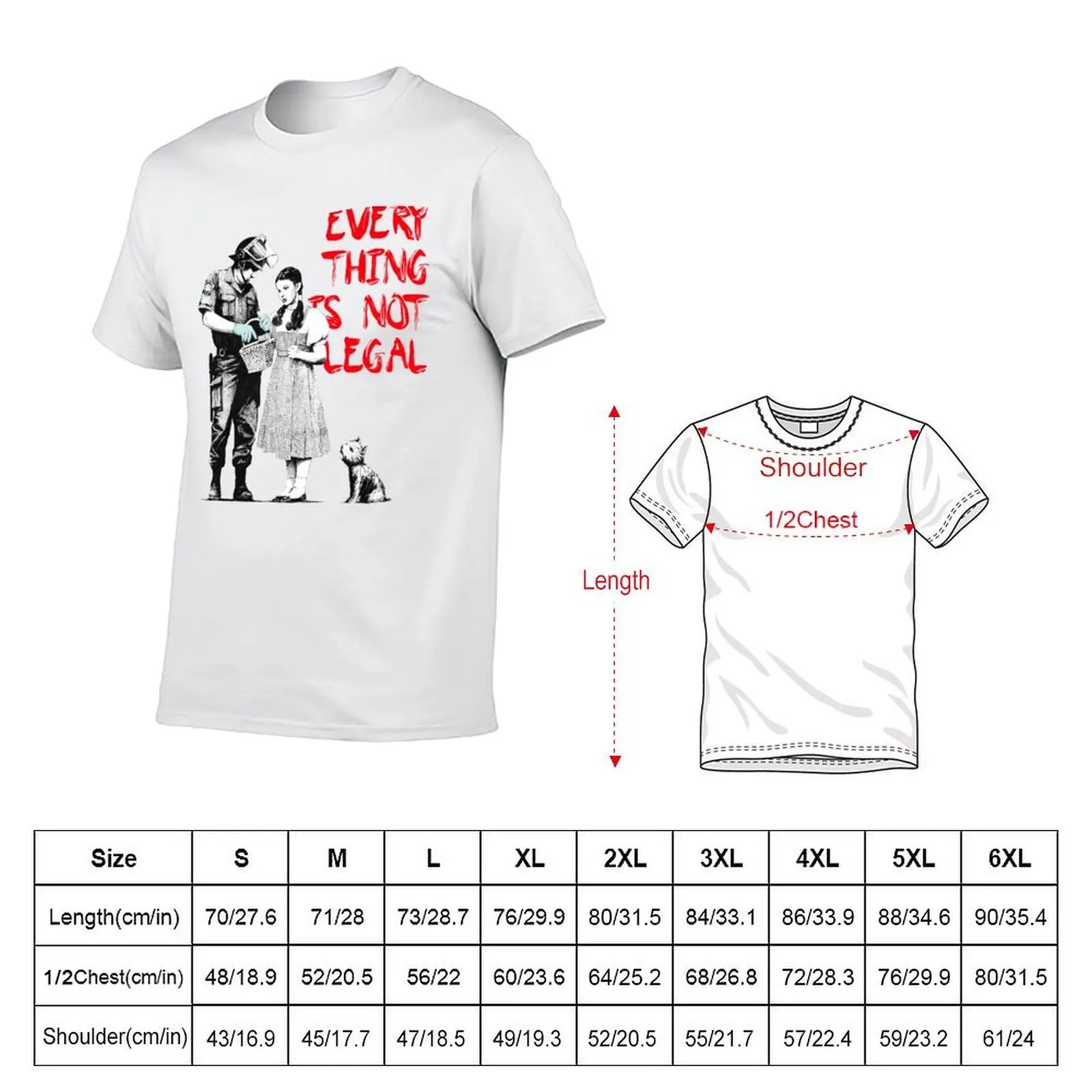 Illegal Bansky T-Shirt Dry Fit Running Short Sleeve Top