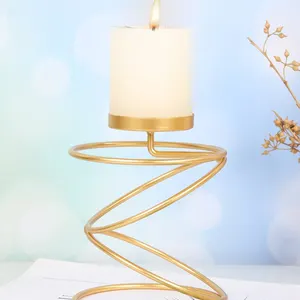 Ins Luxury Style Metal Candle Holders, Simple Golden Candle, Wedding Decoration, Bar Party, Room Decoration, Home Decoration 12 MAIN SALES CUNCHER - №9