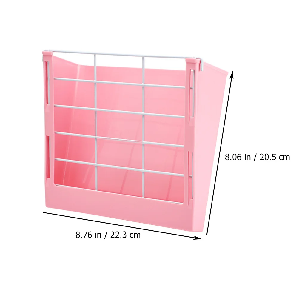 

1Pcs Rabbit Grass Rack Food Storage Rack Plastic Prevent Tipping Fixed Knob Large Capacity Pet Feeder Rabbit Chinchilla Guinea