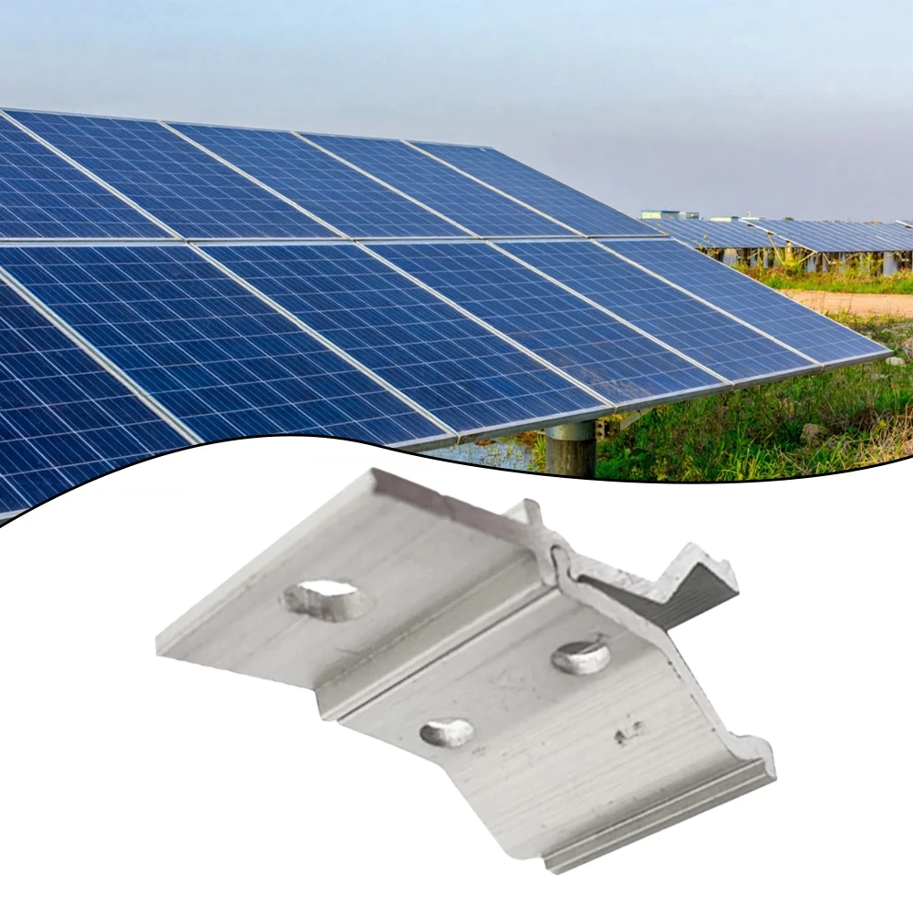Aluminum Alloy Lightweight Corner Fixture for Solar Tile Installation Compatible with Asphalt Tile Steel Tile and Bricks