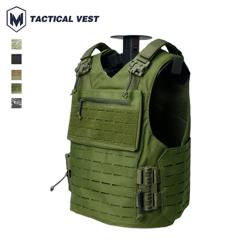 

Tactical Vest Hunting Plate Carrier Adjustable Molle Vest Outdoor Protective Vests Airsoft Paintball CS Equipment