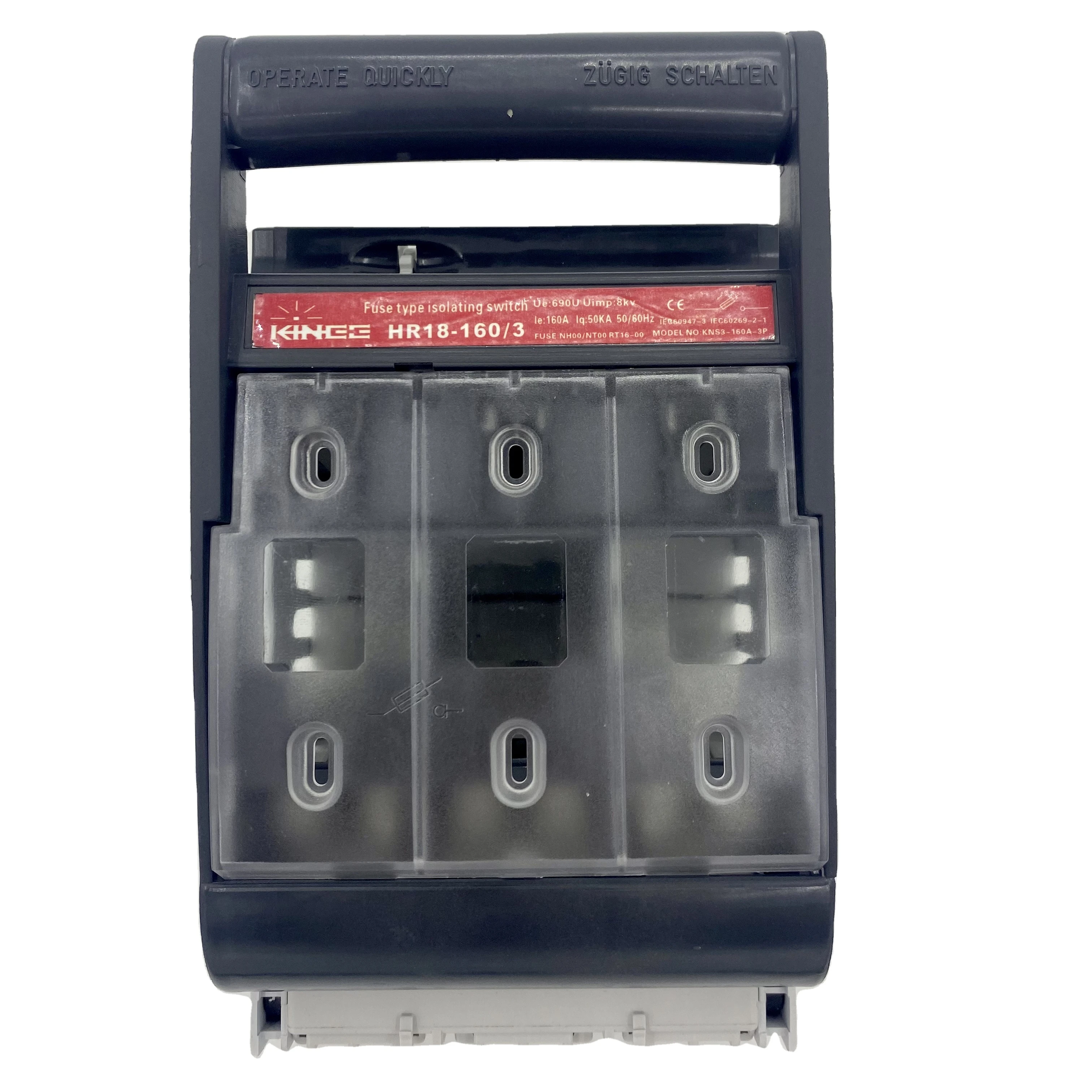 HR18-160/3P Fuse Dc Disconnector Switch Fuse Type Isolator Switch