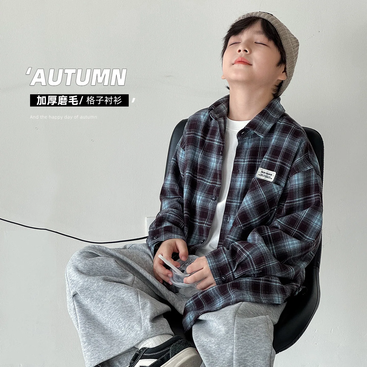 เสื้อเชิ้ตเด็กผู้ชาย ฤดูใบไม้ร - Winter Clothing Label บทวิจารณ์และราคา
