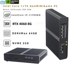 ミニPCゲーム,intel Core i7-10870H,i9-10980HK,rtx 3070, 8g,3060, 12g,CPU,2 x ddr4,4ディスプレイ出力,10世代,新品