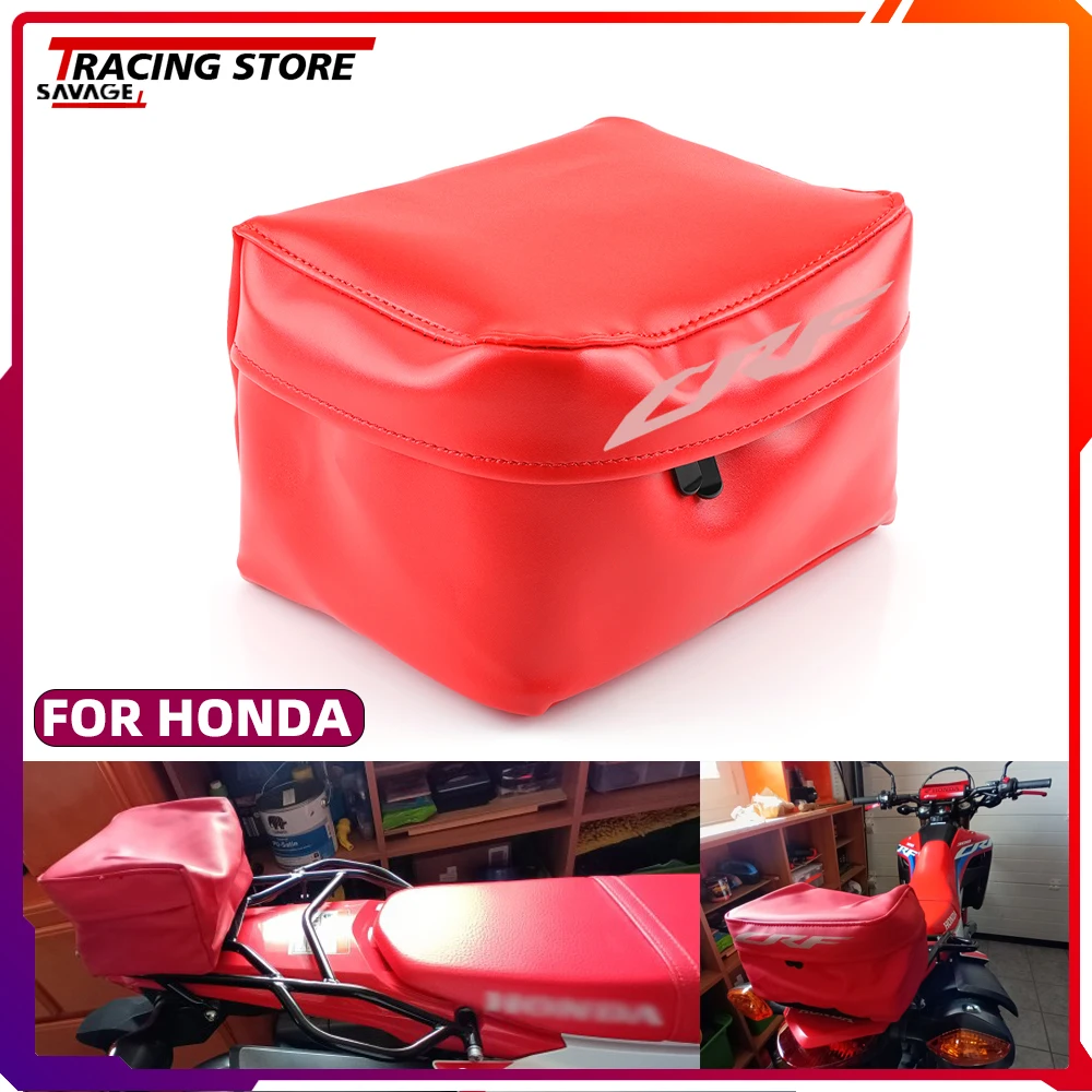 

Universal Rear Tool Box For HONDA CRF 125 230 250 300 450 F L M R X Motorcycle Accessories Motorbike Off-Road Waterproof Locker