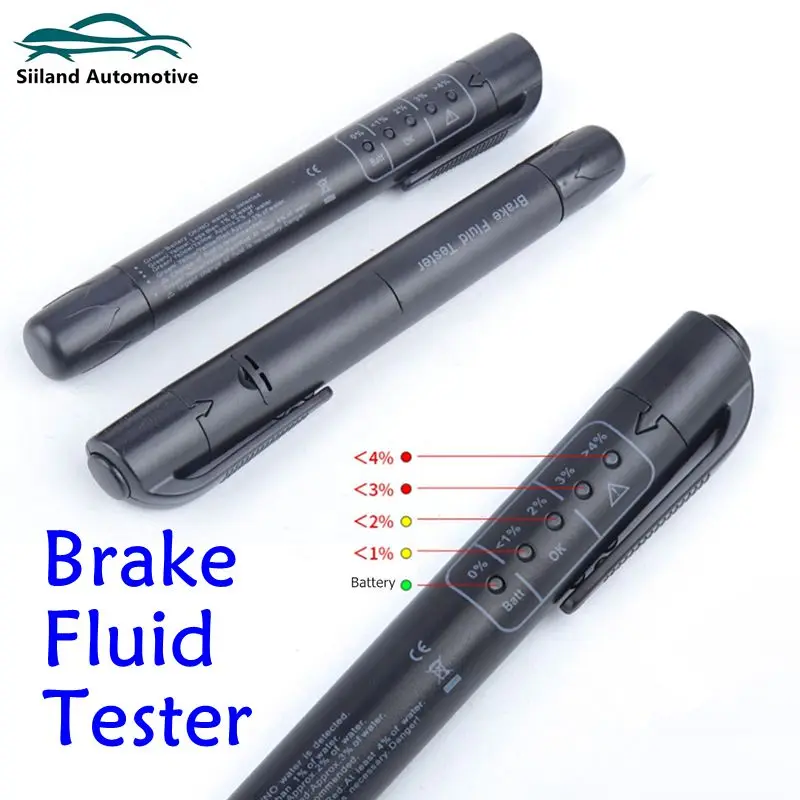 

Тестер тормозной жидкости, ручка для тестирования тормозного масла, автоматическое тестирование жидкости, 5-светодиодный индикатор, дисплей, инструменты для ремонта автомобиля