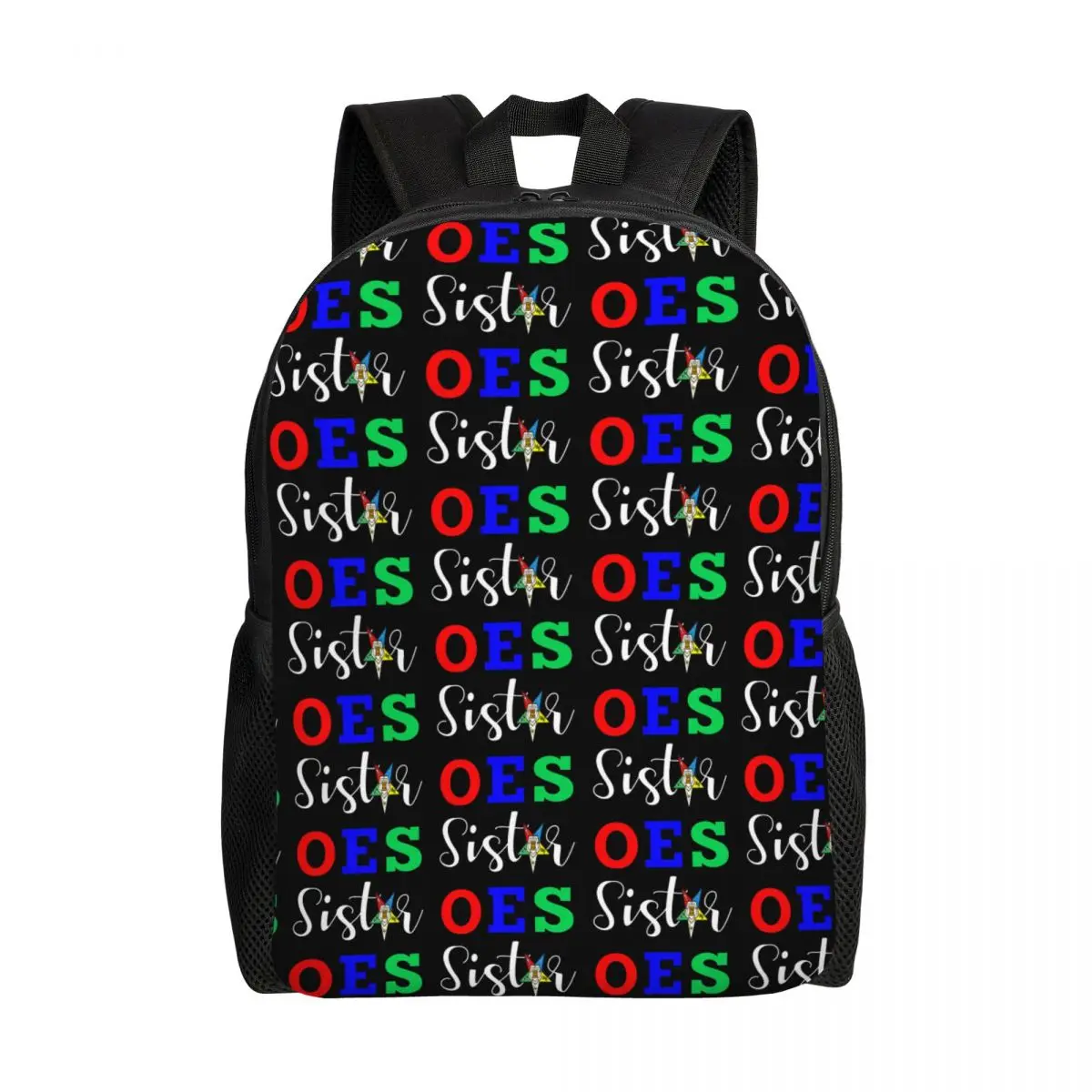 

Custom The Eastern Star Backpack for Boys Girls Sistar Sisterhood College School Travel Bags Bookbag Fits 15 Inch Laptop