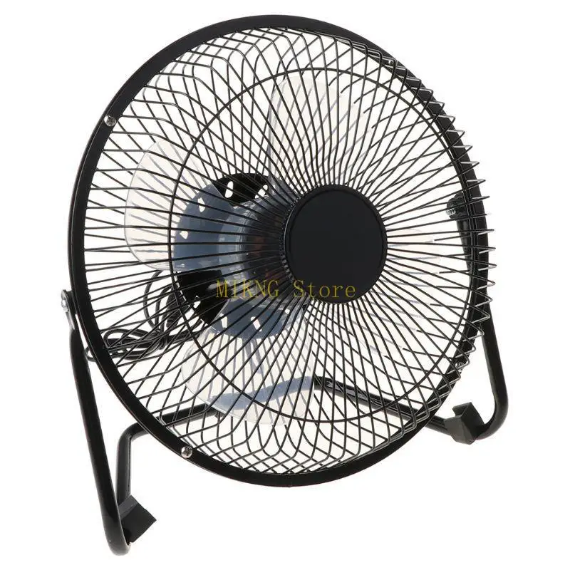 Ventilador portátil verano Ventilador escritorio USB Mini Rotación enfriador aire Ángulo ajustable para oficina