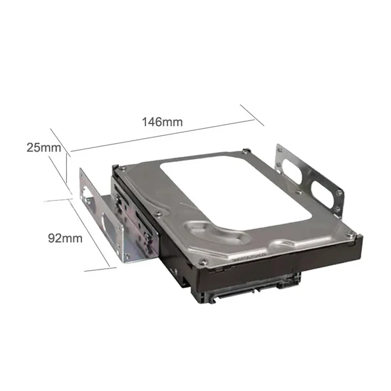 2 PCS/Set 3.5 polegada Universal Hard Drive Suporte Adaptador para 5.25 polegadas Bay - 3.5 a 5.25 HDD Drive Adapter Bracket