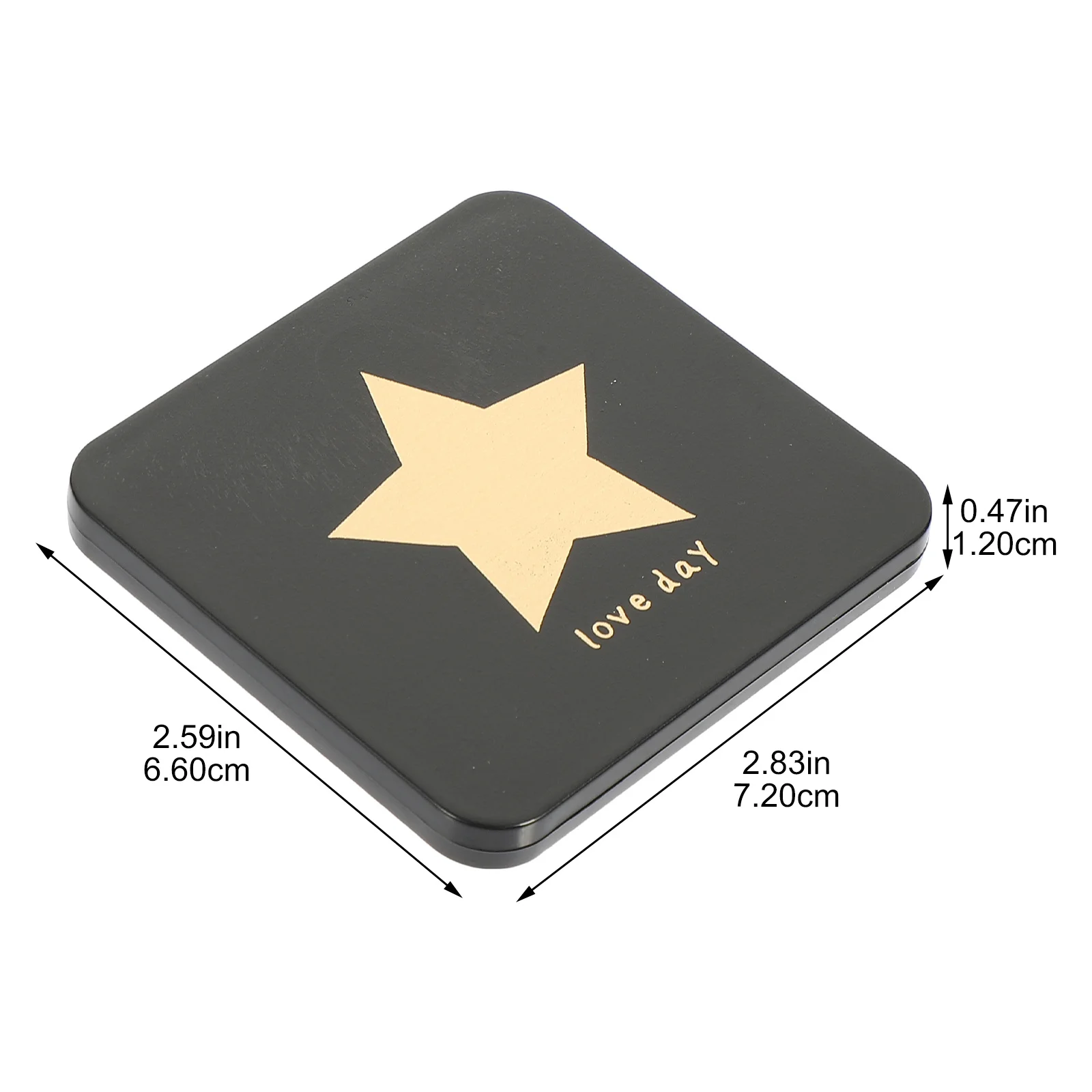 4 stuks dubbelzijdig opvouwbare compacte zak make-upspiegel draagbare reizen kleine make-up portemonnee spiegel buiten essentieel