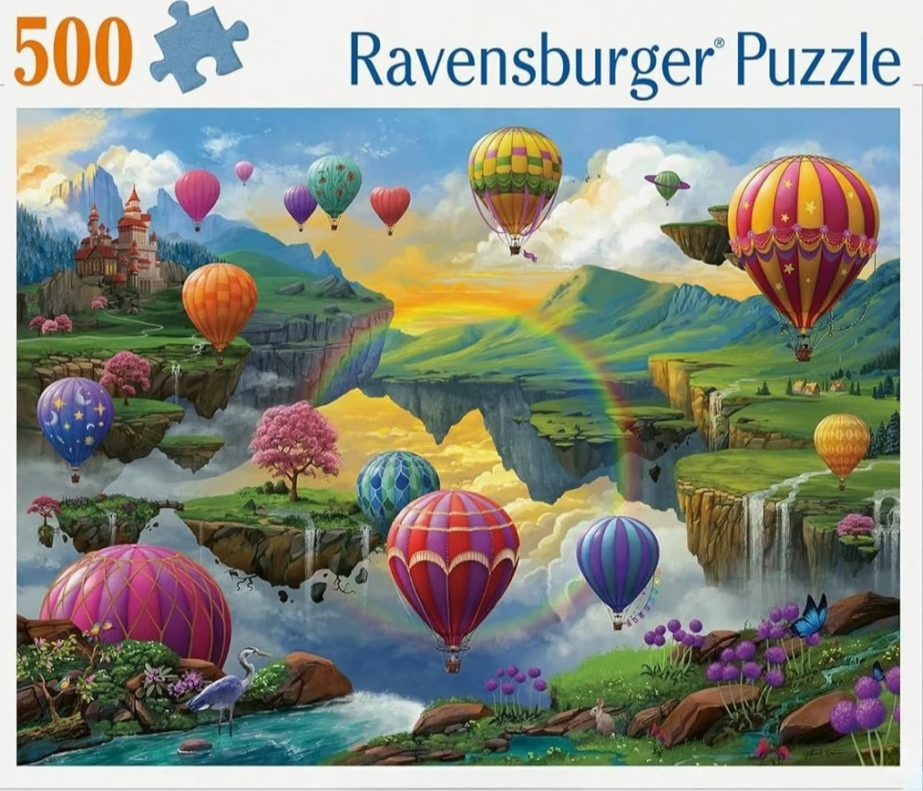 

1000 PCS Jigsaw Puzzles for Adults Air Balloon Valley Puzzle Perfect for Game Nights Gifts Home Decor