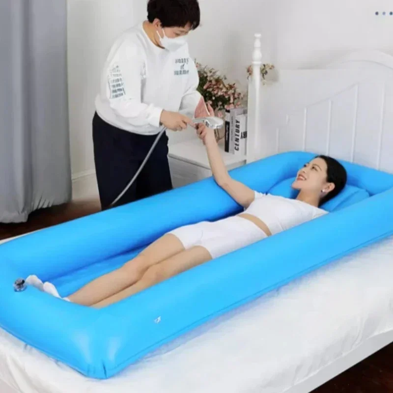 

Paralysis Elderly Dedicated Neck Massager Disabled Patient Lying Inflatable Bath Bed