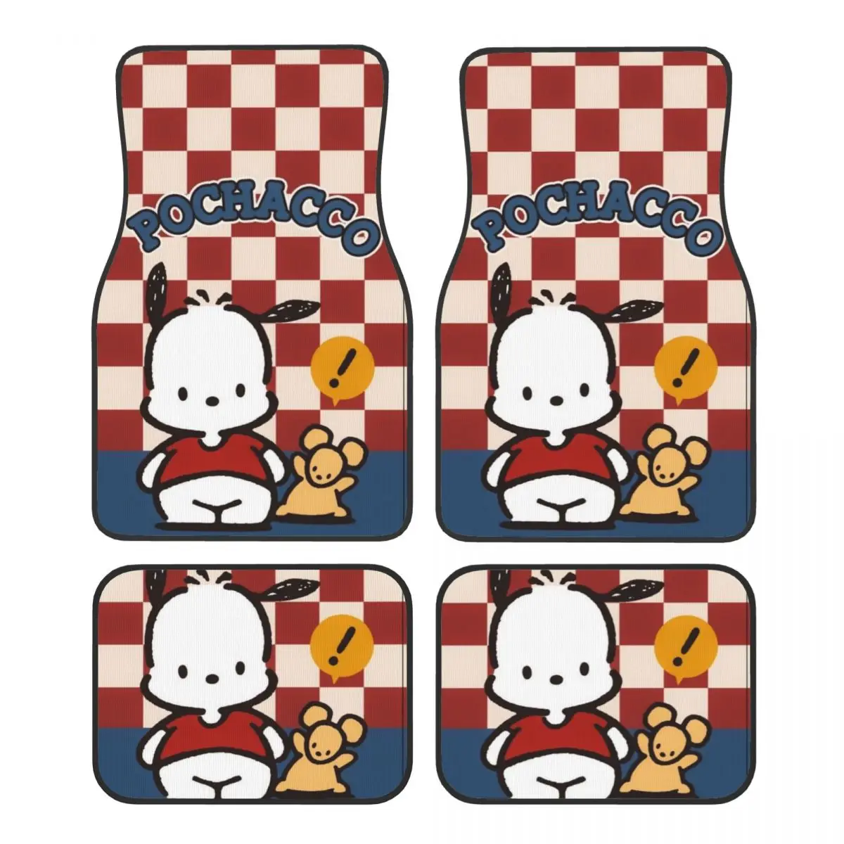 

Pochaccos Car Floor Mats Carpet Full Set Anti-Slip Universal Automotive Floor Mat Fit for Mid Trucks