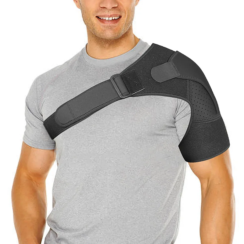 New Sports Shoulder Protector for Men with Adjustable Shoulder Strap for Single Shoulder Strain and Shoulder Brace