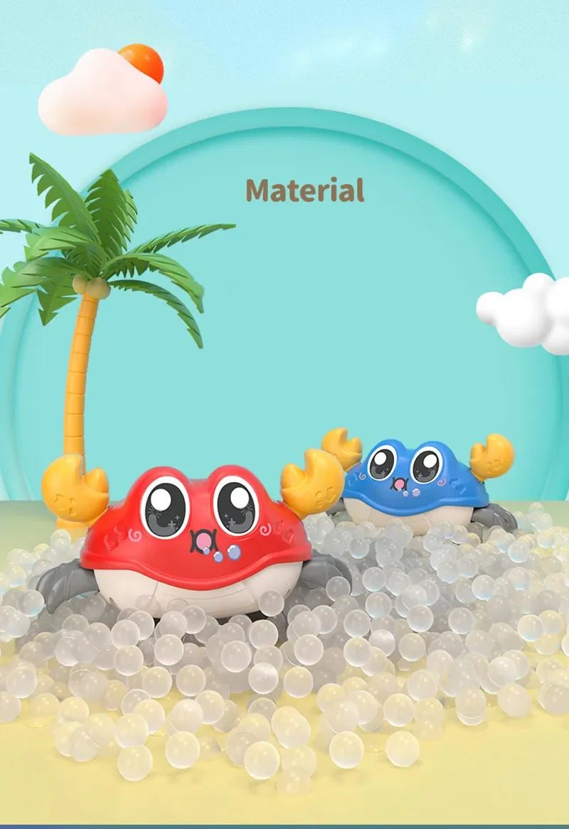 Krabben-Spielzeug zum Krabbeln, für Bauchlage, zum Laufen und Tanzen, sensorisches Spielzeug für Babys, Lernspielzeug für Kleinkinder, Krabbelgeschenke, Krabbel- und Laufspielzeug für Kinder mit doppelter Kraft – Detail 5