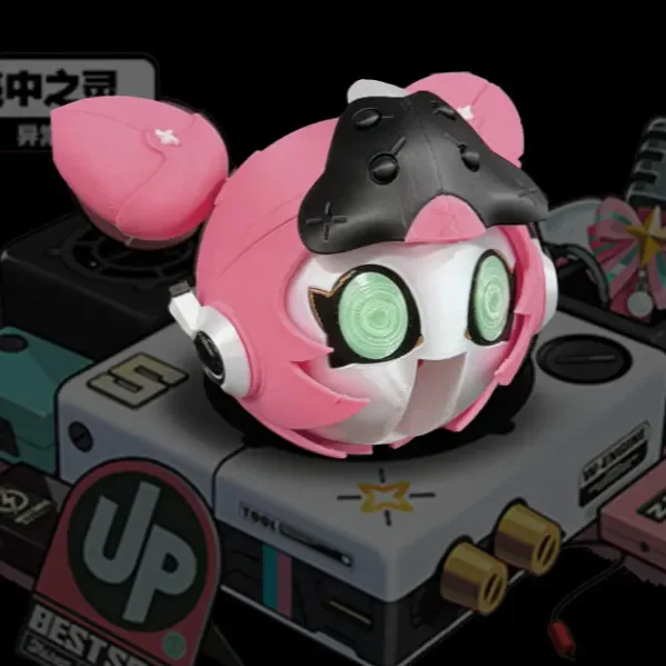 Figurine de dessin animé Aria des Anges de la Trousseuse, modèle de coque d'audio imprimé en 3D, décoration de bureau, inspirée de l'anime Zenless Zone Zero