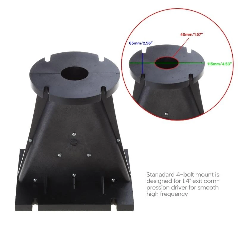  High Frequency Sound Diffuser Tweeter Horn  for Enhanced Sound Experience