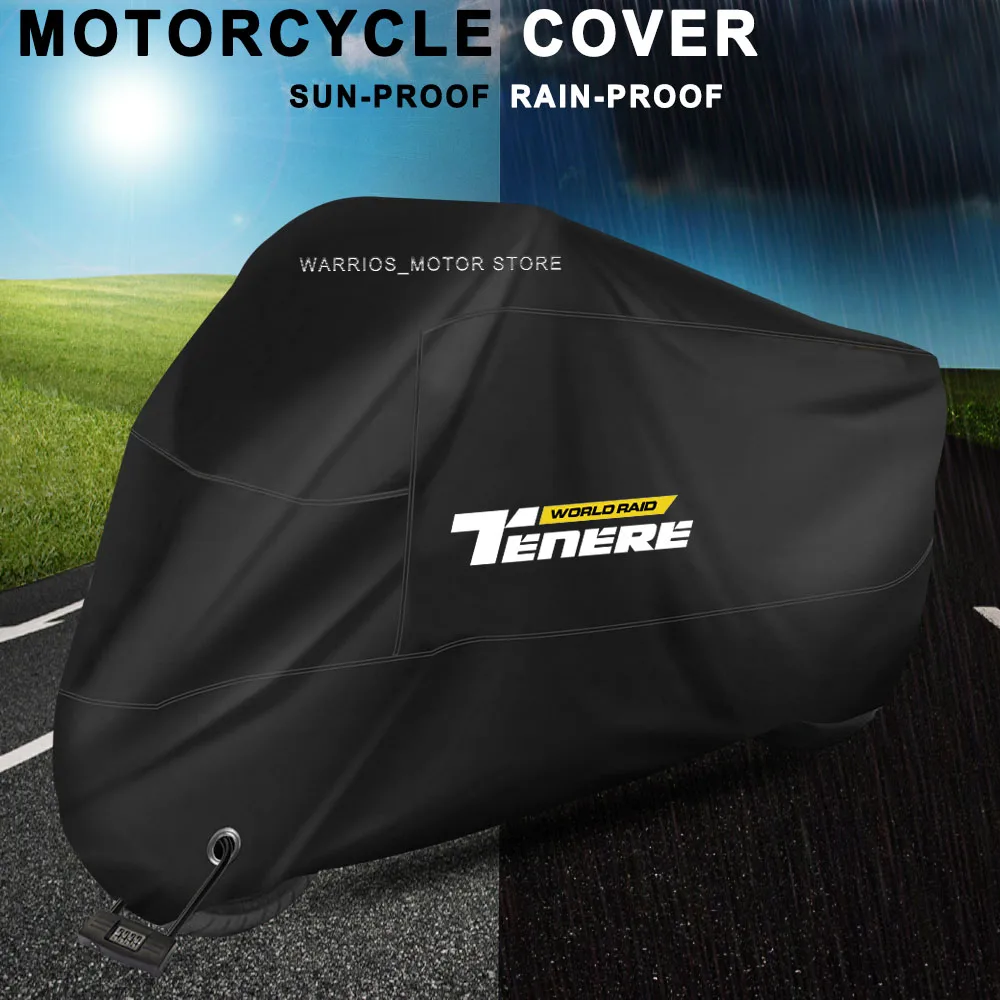 For YAMAHA Tenere 700 World Raid  Motorcycle Cover UV Protection Dustproof Snowproof Outdoor Waterproof Motorcycle Rain Cover