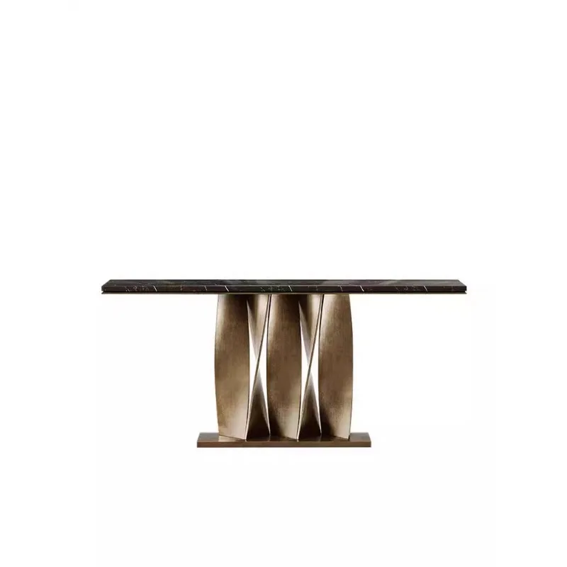 Hotel Garden Living Room Table Metal Luxury Classic Office Table Minimalist Black Tavolino Soggiorno Moderno Hallway Furniture