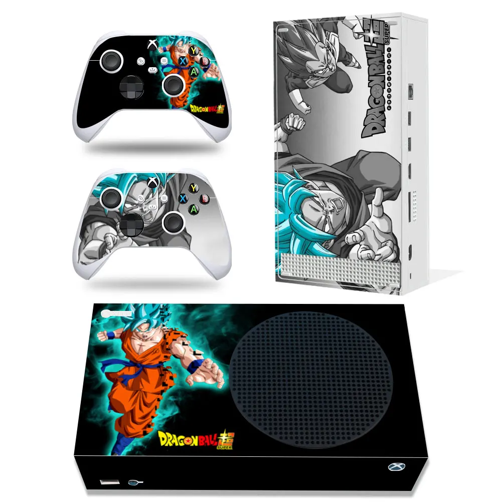 Dragon Ball Anime Skin Sticker decalcomania Cover per Xbox Series S Console e 2 controller Xbox Series S Skin Sticker Vinyl