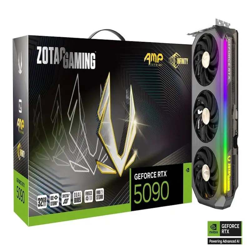 

ZOTAC Gaming GeForce RTX 5090 SOLID - 32GB GDDR7, Hot Sales, Fast Shipping​