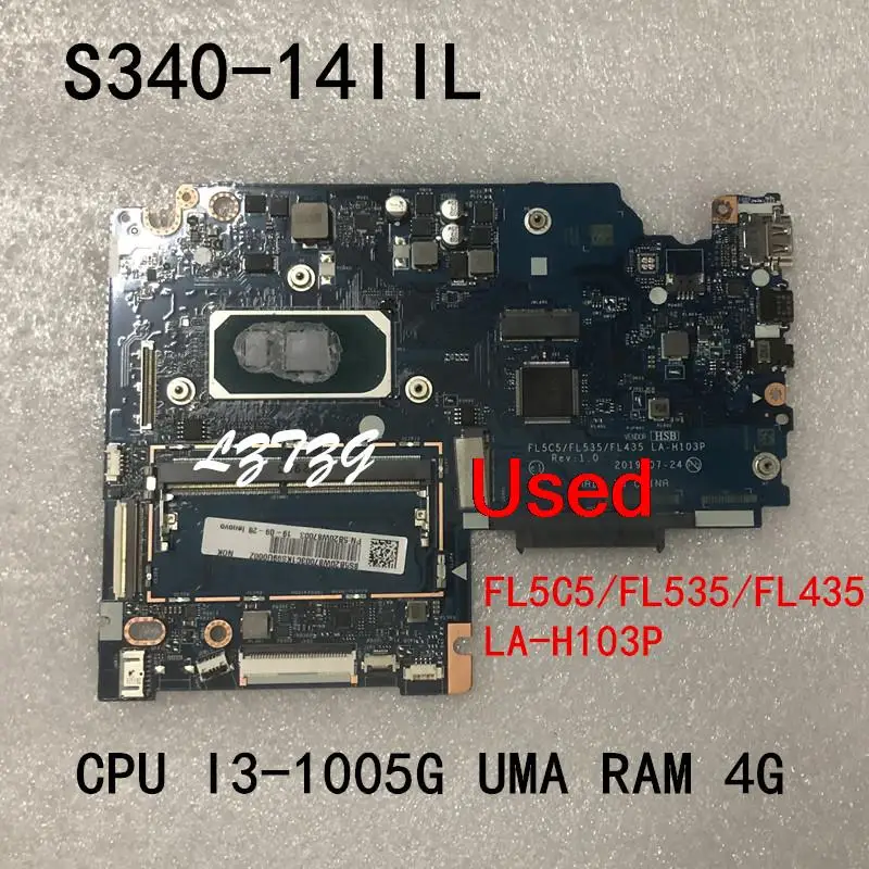 

Женская материнская плата для ноутбука lenovo Ideapad LA-H103P CPU UMA RAM 4GB FRU 5B20W87003 5B20W86997