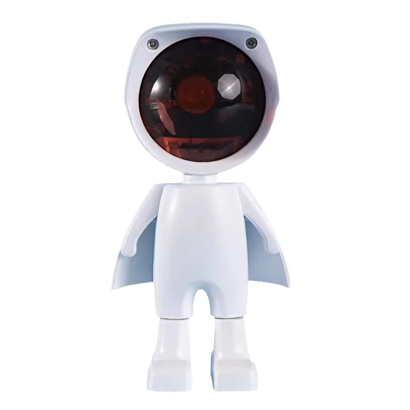 LED Seven Colors Light Sunset Light Astronaut Light Rainbow Projection Night Light 360Degree Rotation Rechargeable Ambient Light