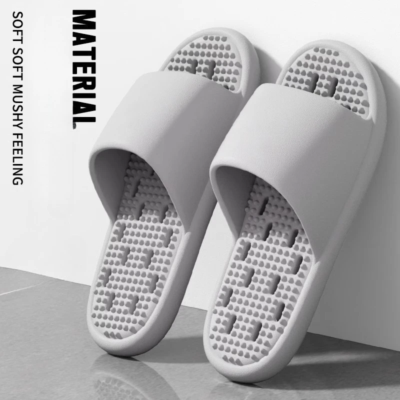 موضة النساء نِعال تدليك القدم شبشب رجالي حمام داخلي عدم الانزلاق الشرائح الناعمة الأزواج منزل الإغاثة قدم الرعاية الصحية الأحذية #2