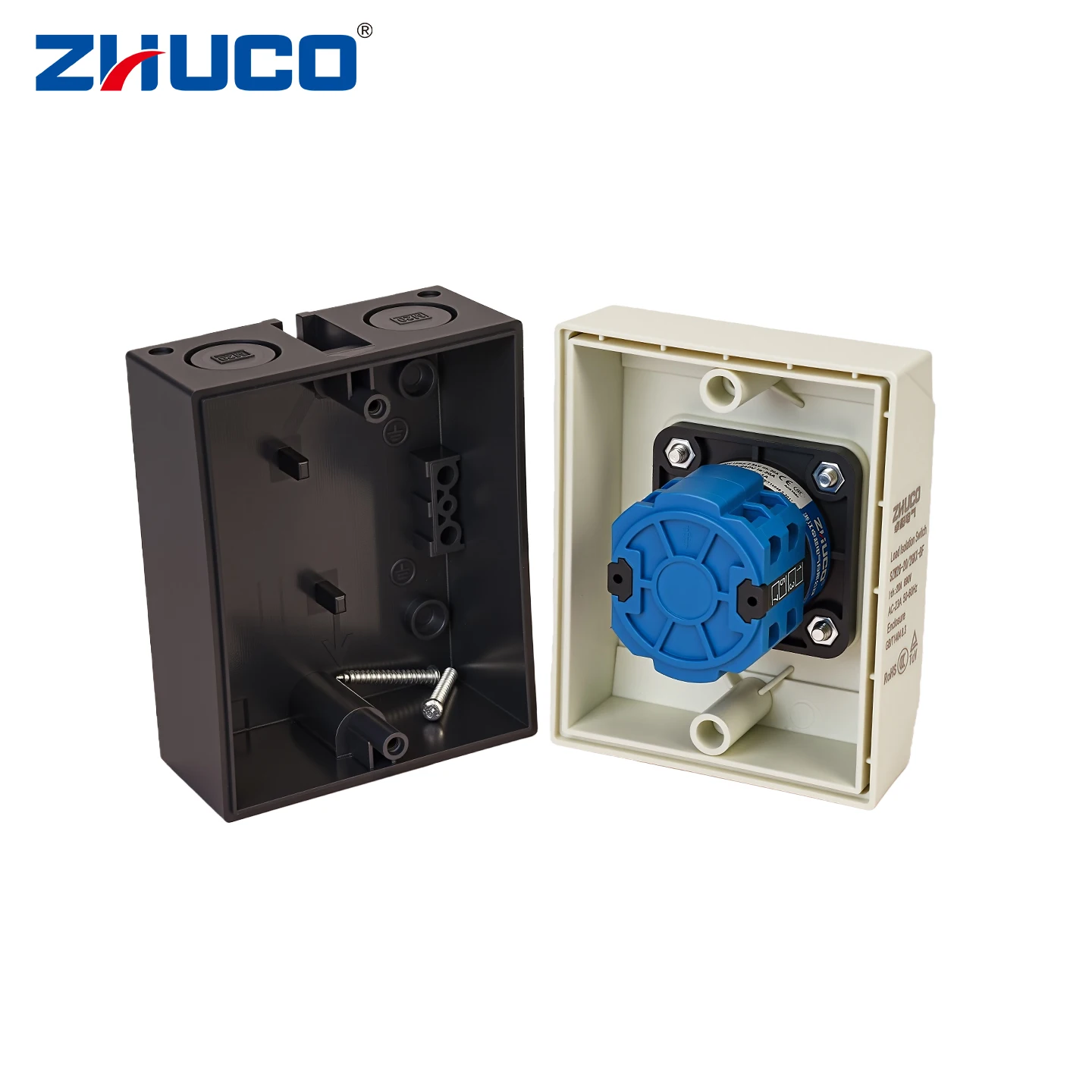 SZW26‑20/2GKX‑BF OFF‑ON Panel‑Mount Power On‑Off Switch, Change‑over Switch, Rotary Switch, Silver Contact Cam Switch