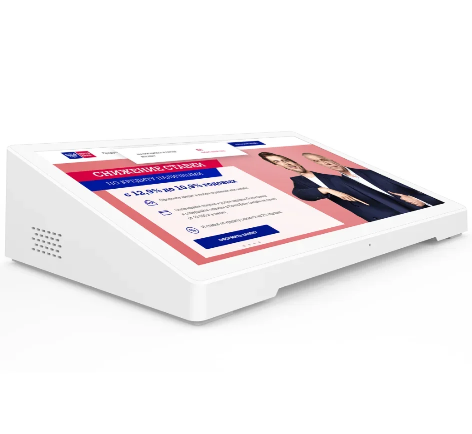 10.1 Inch Android Tablet for Restaurant Desktop Type HD LCD Digital Signage Menu Display and Advertising Equipment