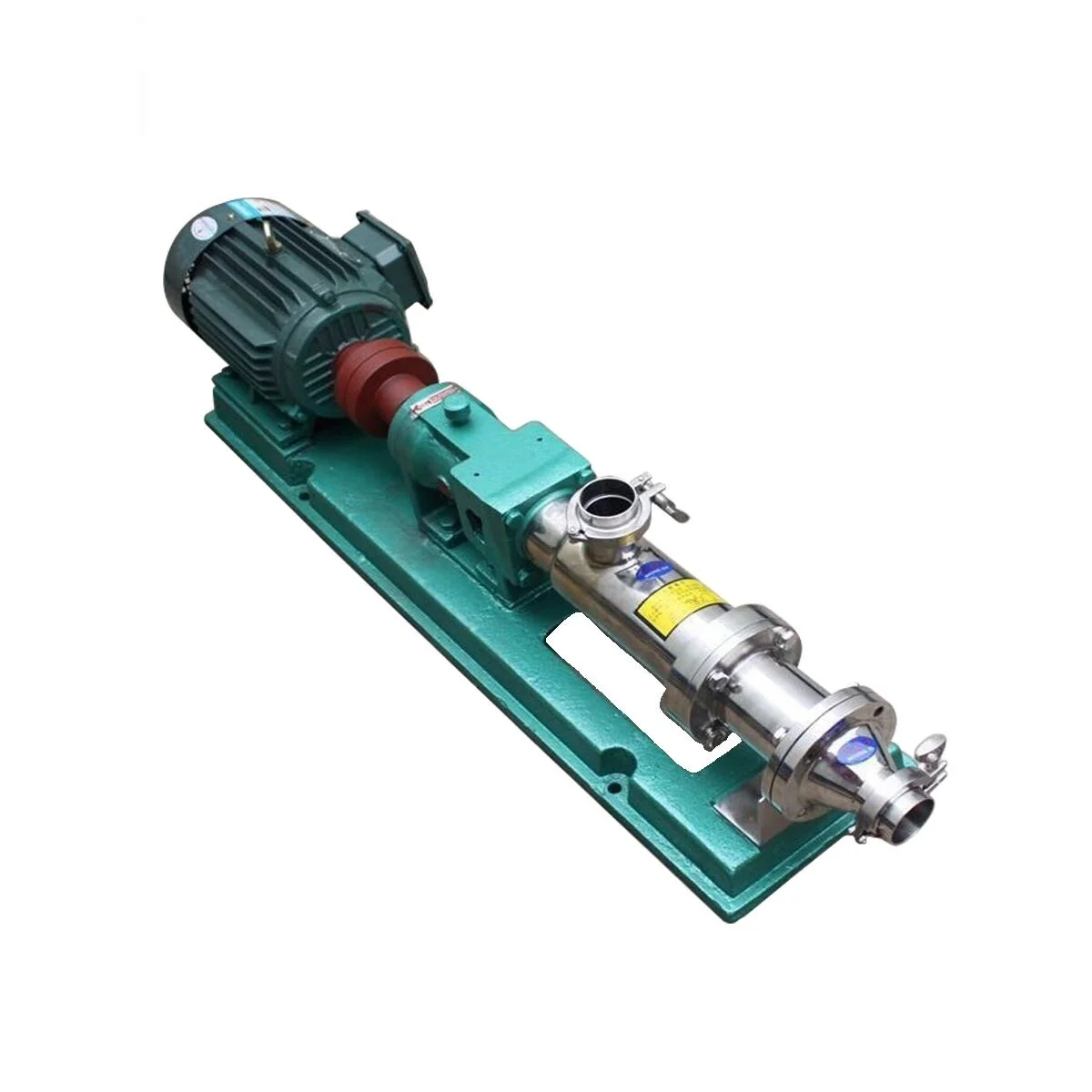 Stainless Steel Progressive Cavity Screw Pump Sanitary Double Screw Pump High Viscosity Liquid Conveying