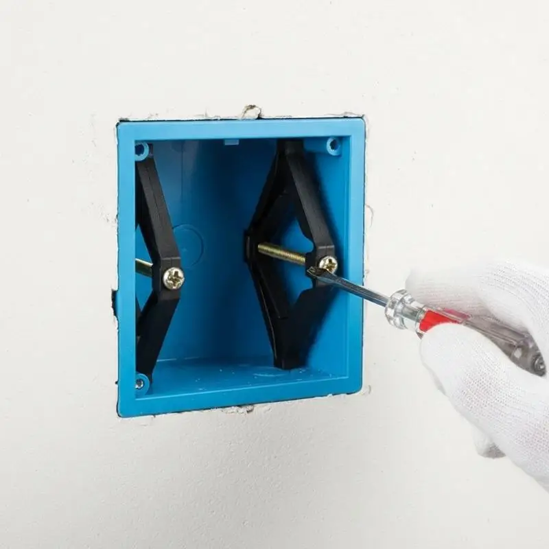 10Pcs Wall Socket Box Repair Clamp Mechanical Structure Easy Operation For Home Electrical Switch Socket Repair