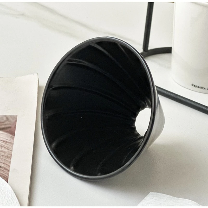 Ceramic Coffee Pour Over Set with Adjustable Dripper Stand Home Brewing Cone Filter Cup Holder Barista Kit Kitchen Accessories
