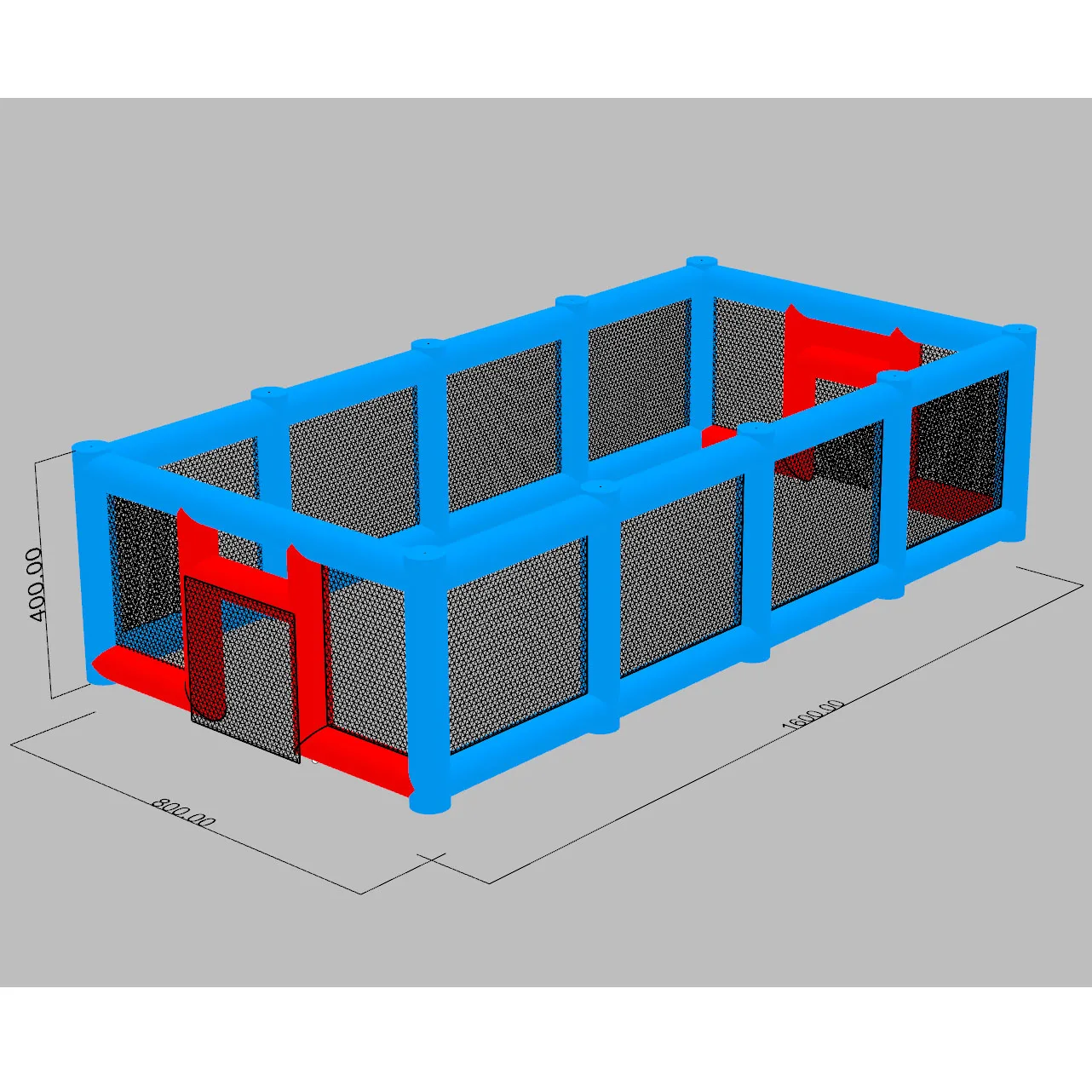 16x8m業務用PVC巨大インフレータブルドッジボールアリーナレンタルスポーツゲームインフレータブルドッジボールコートフィールド子供大人向け