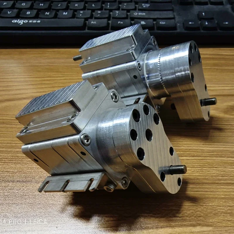

Two Speed Gearbox Metal Transfer Case for 1/14 Tamiya RC Truck Trailer Dump Truck Scania 770s Benz Actros Volvo MAN LESU DIY