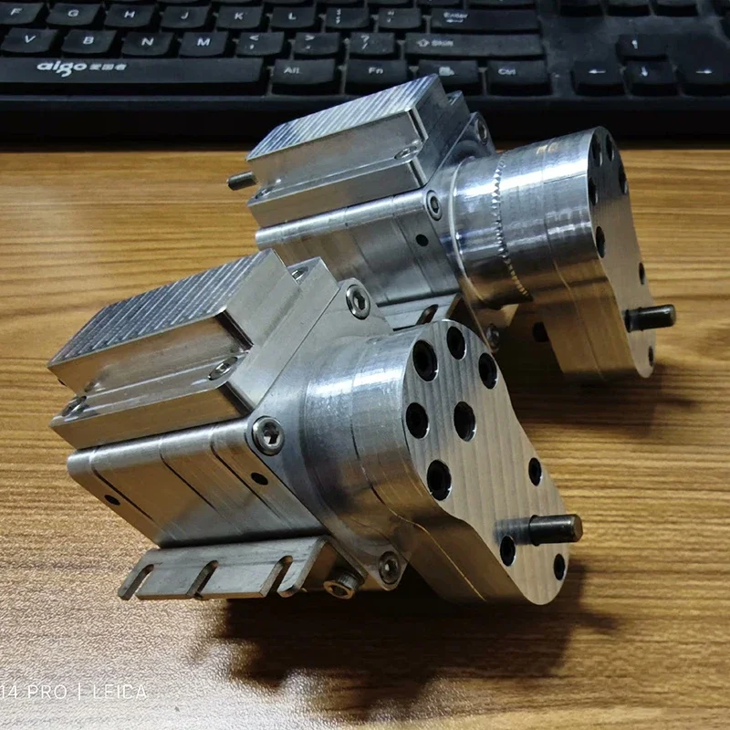 Two Speed Gearbox Metal Transfer Case for 1/14 Tamiya RC Truck Trailer Dump Truck Scania 770s Benz Actros Volvo MAN LESU DIY